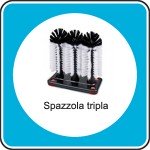 Spazzola tripla